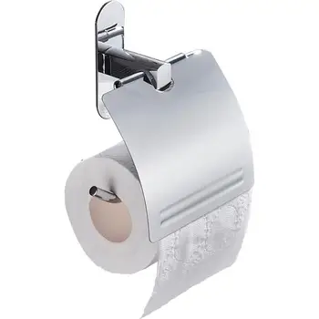 

1PC Punch Free Hanging Stainless Steel Holder Paper Rack Container Storager Shelf for Toilet Household Bathroom
