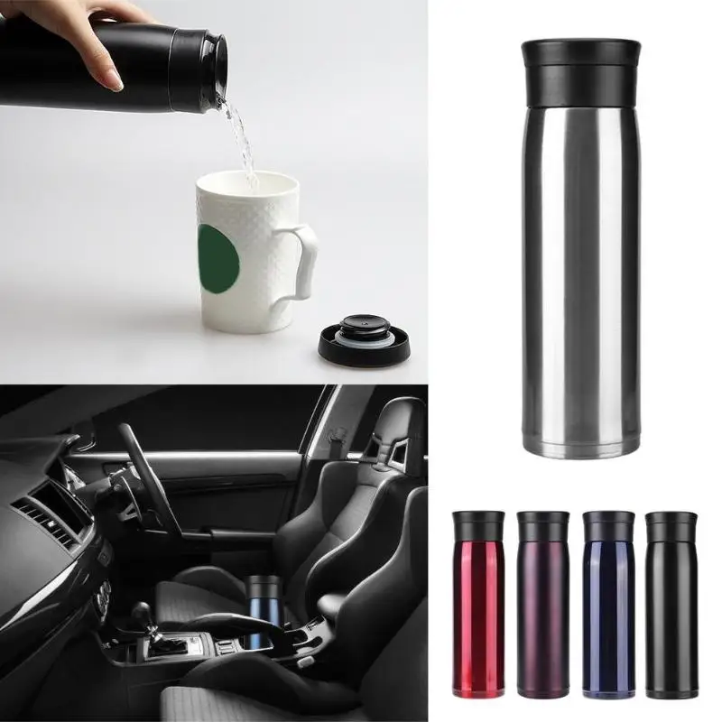 

550ml Stainless Steel Vacuum Flask Thermal Cup Dual Use Insulation Thermal Travel Mug Thermos Coffee Cup Drink Water Bottle