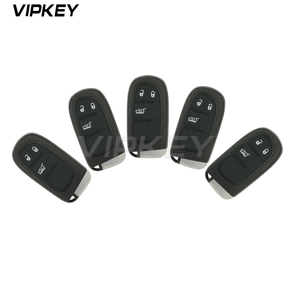 

Remotekey 5pcs 3 Button 434MHz GQ4-54T Smart remote key for Dodge Chrysler Jeep Cherokee 2014 2015 2016 2017 keyless entry key