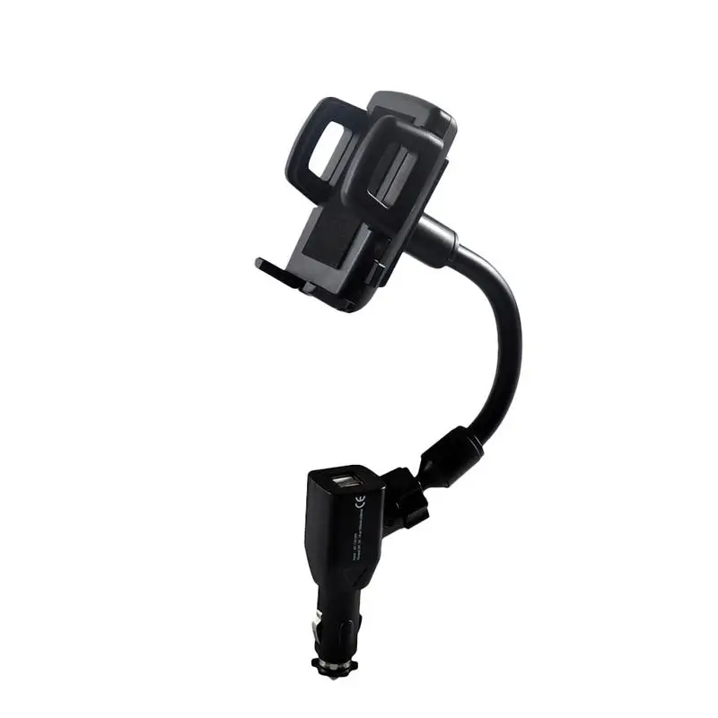 

Car Holder Charging Dual USB Cigarette Lighter Non-slip Rotatable Navigation Bracket With Dual USB For Various Smart Phones