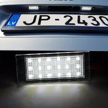 2x светодиодный SMD номерной знак лампы для Mercedes-Benz Smart Fortwo Coupe 453+ B. rabus Renault Megane 2 Clio Laguna 2