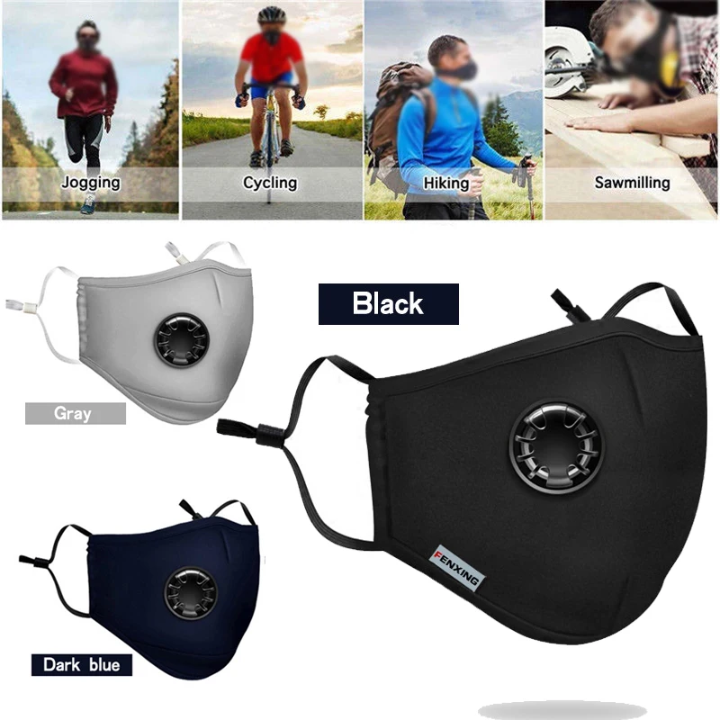 

Hot Fashion Respiratory PM2.5 5 Colors for men Outdoor Sport Bicycle Anti Dust Fog Haze Mask Windproof ten layers of isolation