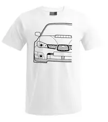 2018 Летний стиль футболка горячая Распродажа Мода автомобиля вентиляторы Drive Impreza WRX STi