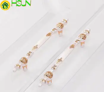 

Ceramic Pull Handles Drawer Pulls Handles Bronze Copper Dresser Handles / Kitchen Cabinet Handles Kitchen Hardware