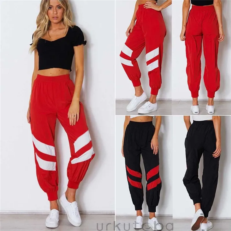 ladies flared jogging bottoms