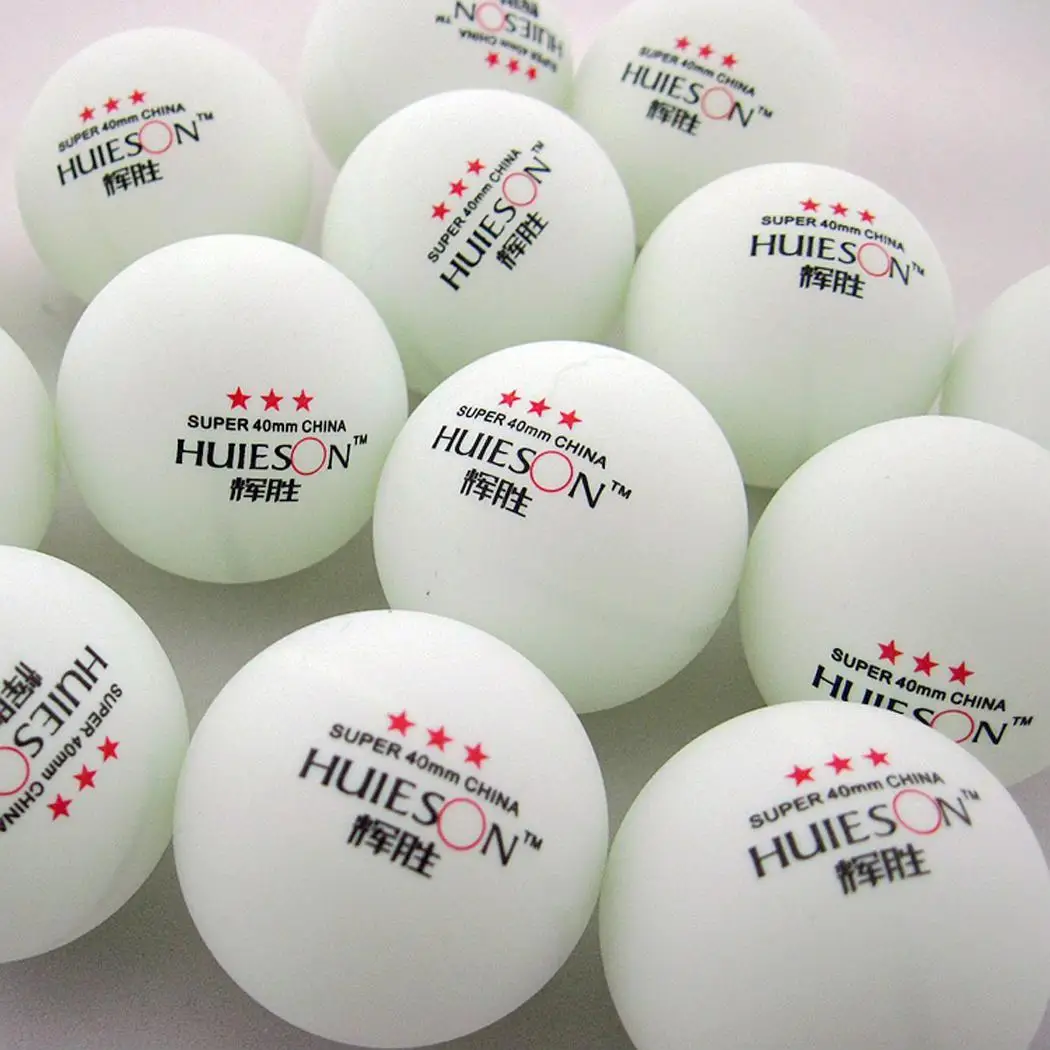 20Pcs Professional Competition Training Plastic 3 Star White Yellow Table Tennis Balls 40mm/1.6inch | Спорт и развлечения