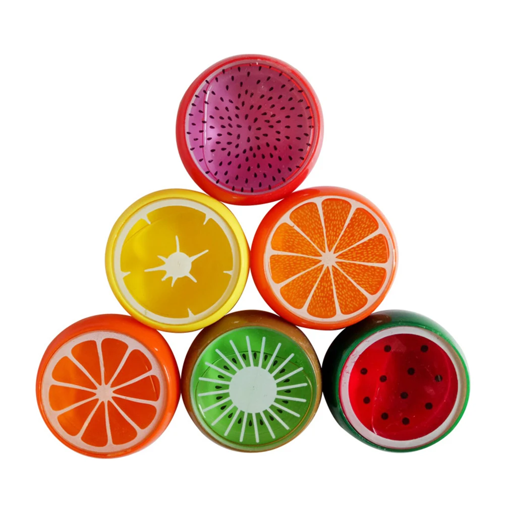 6Pcs DIY Magic Crystal Slime Putty Polymer Clay Toy Soft Rubber Fruit for Kids Intelligent Hand Plasticine Mud Gift |