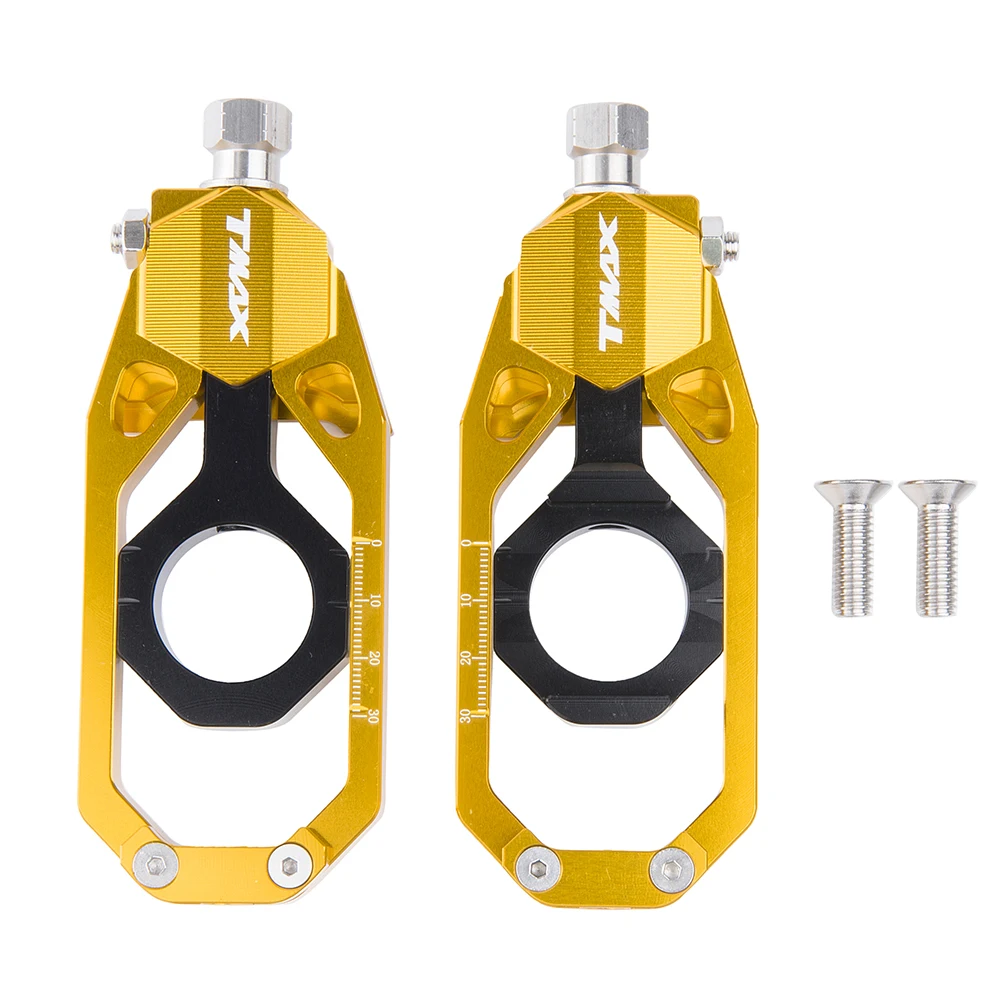 CNC Алюминиевые регуляторы цепи натяжители Catena для Yamaha Tmax T MAX max 530 2013 2014 2015 2016