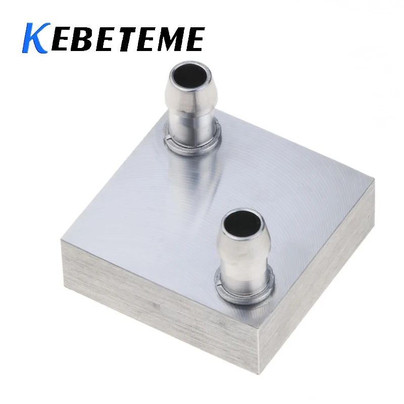 

KEBETEME 40 X 40 X 12mm Aluminium Water Cooling Heatsink Block Waterblock Liquid Cooler For CPU GPU For Computer Cooling