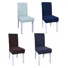 Спандекс Чехол для стула тянущийся эластичный столовый набор крышка все включено крышка стула Универсальный растягивающийся полосатый чехлы для стульев
