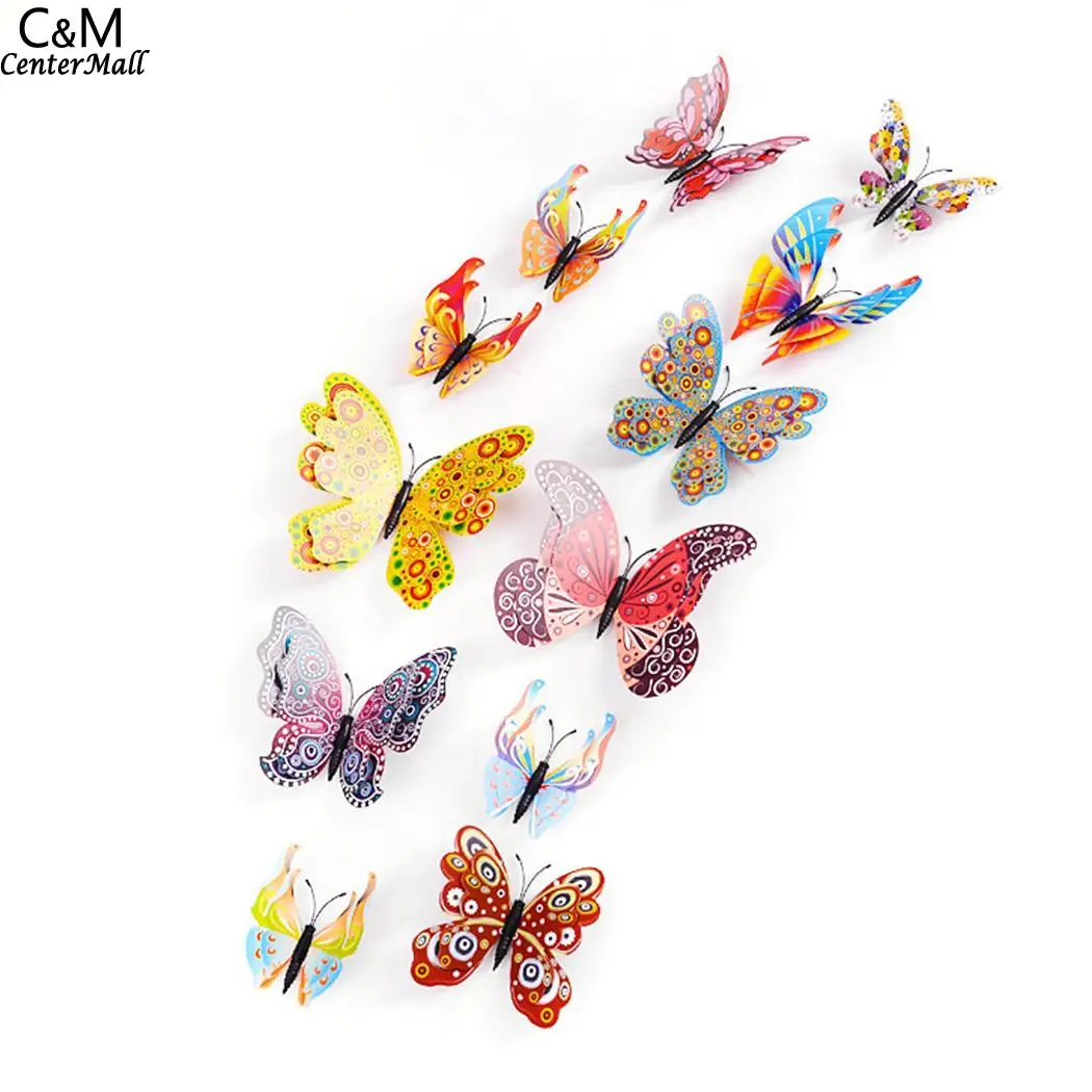 Bedroom Background Room Pack Modern Wall Stickers Living Wall of Bedroom Decoration Butterfly 3D