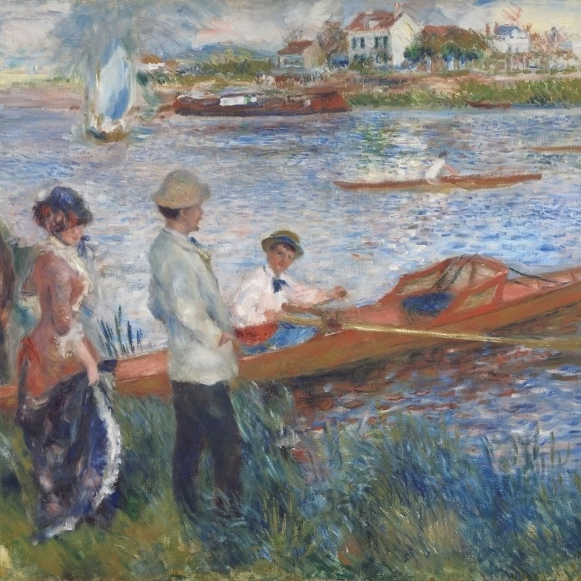 Oarsmen At Chatou постер печать (36x24) | Дом и сад