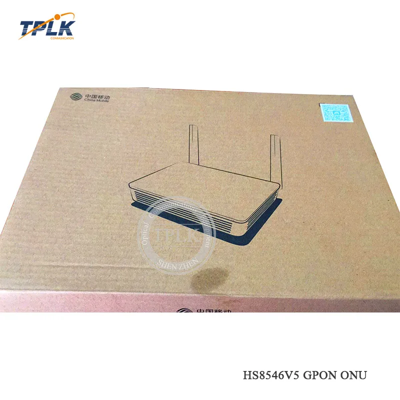 10 шт. Hua wei GPON ONU ONT HS8546V5 2,4G и 5G двухдиапазонный wifi с 4GE+ 2USB+ 1Tel+ wifi портом для FTTH сети английская прошивка