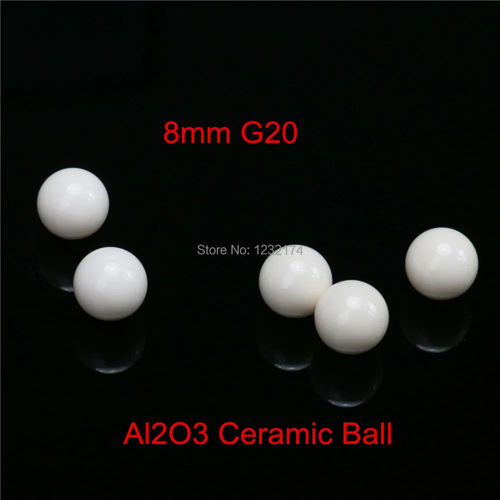 10 Loose Ceramic Balls 4mm Al2O3 Alumina Oxide Bearings Balls