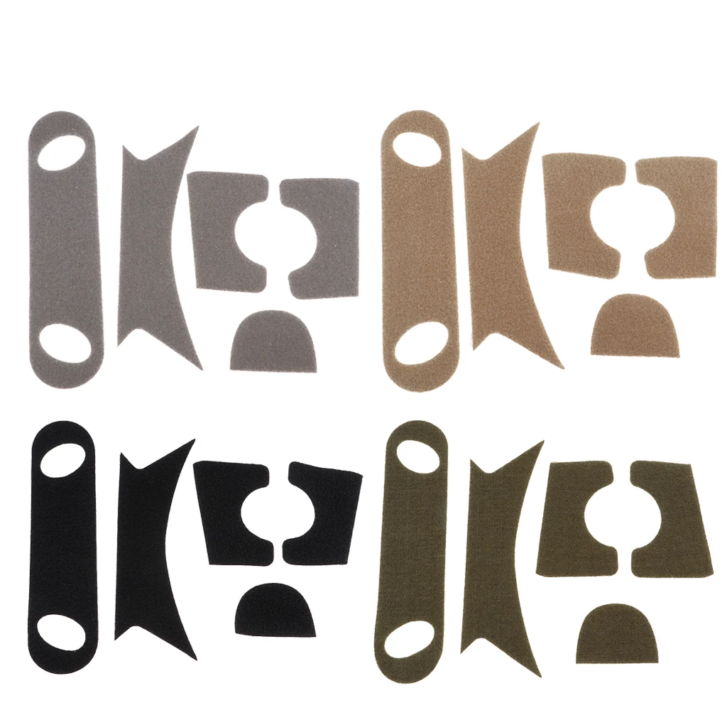 

5pcs Universal Hunting Helmet Sticker Patch Hook And Loops Camouflage equipment