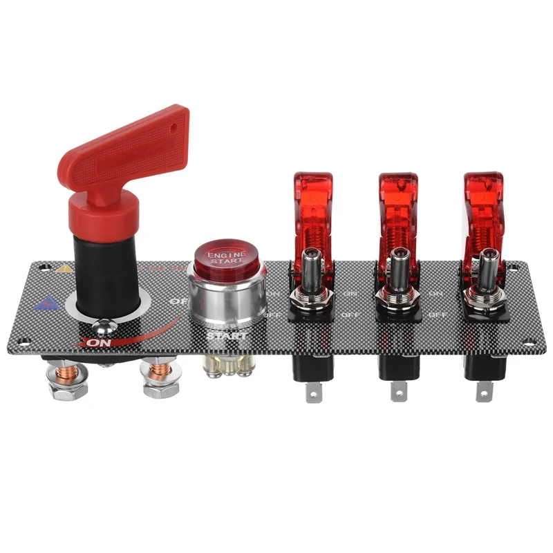 

Jtron Car Racing Switch 12V Led Ignition Panel Switch Engine Start Push Button Cut Off Switch Led Toggle Red