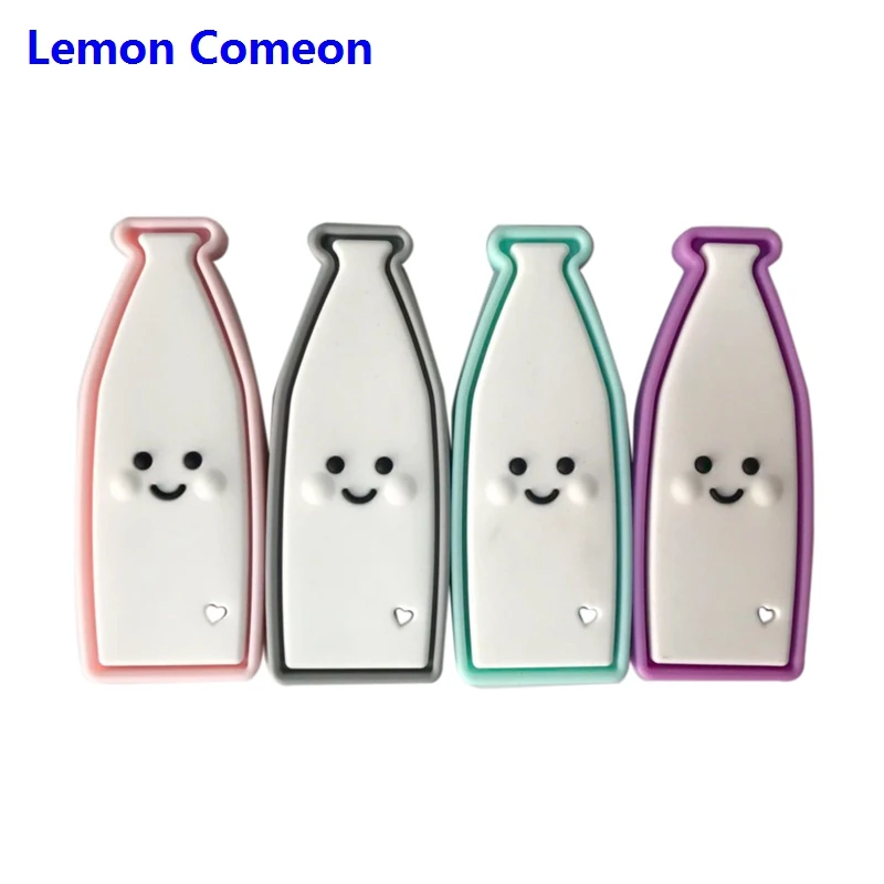 Lemon Comeon, 1 шт., силиконовые бусины, бутылочка для кормления детей, сделай сам, соска-пустышка, цепочка для жевания, BPA бесплатно, аксессуары для прорезывания зубов, детский Прорезыватель