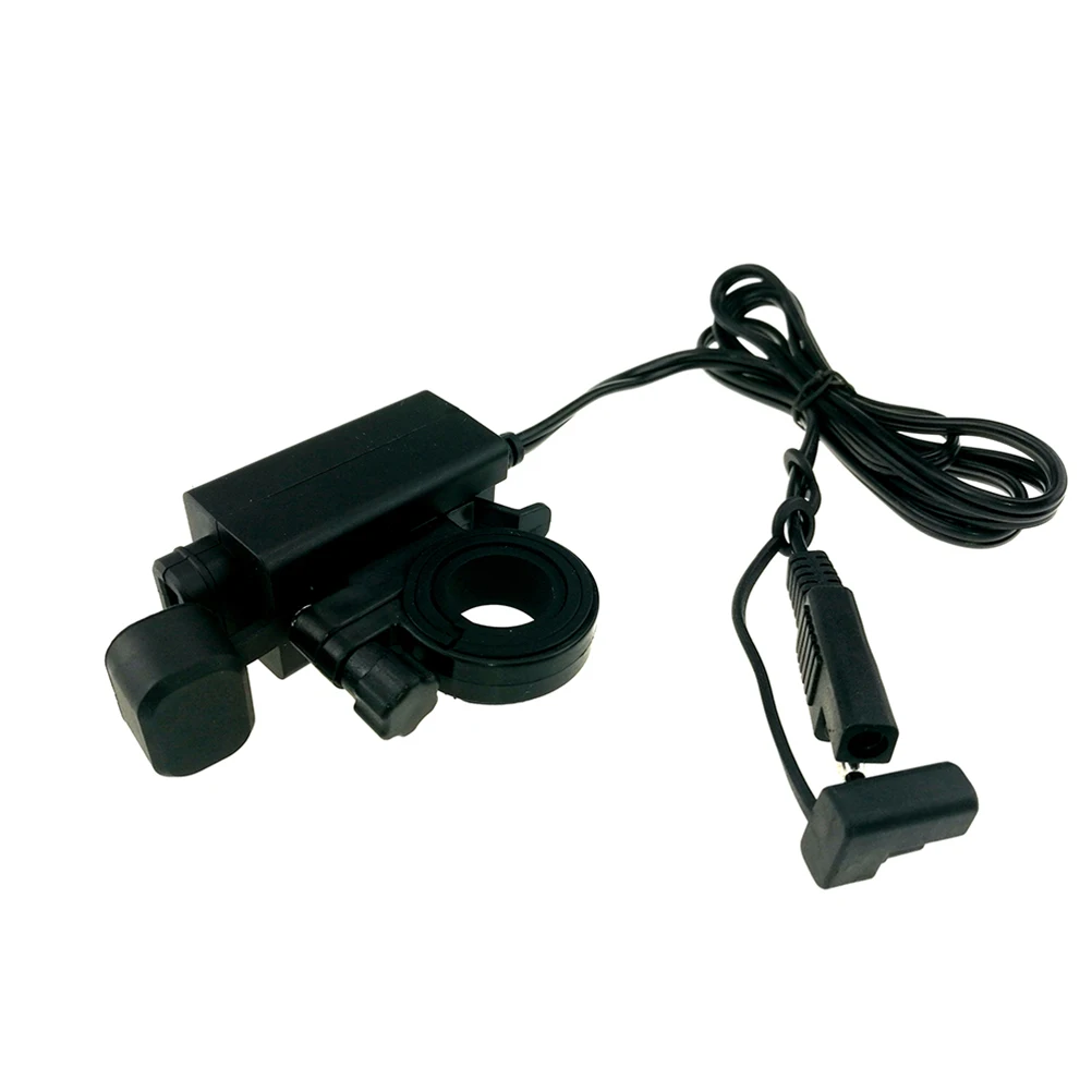 1pc Waterproof Motorcycle USB Charger Adapter 2.1A With SAE Quick Disconnect Cable | Автомобили и мотоциклы