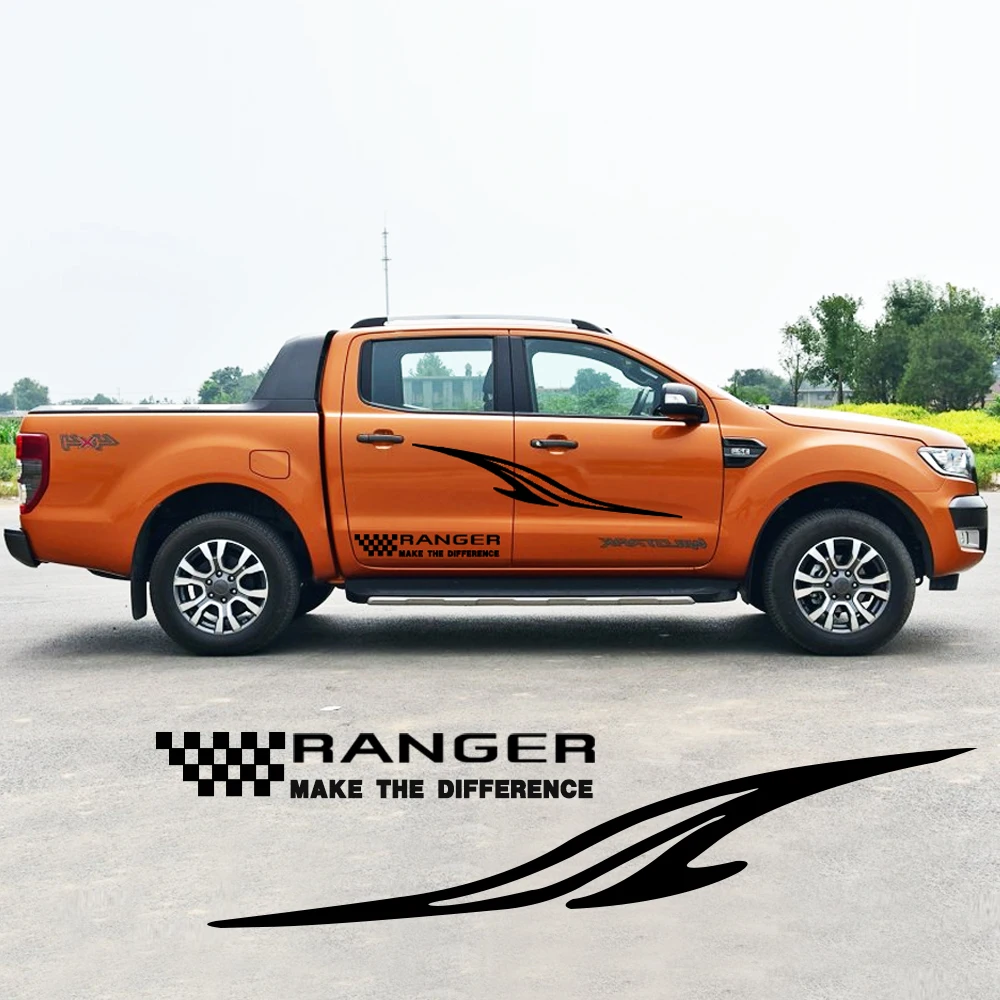 Наклейка для Ford Ranger боковая наклейка на кузов автомобиля украшение сделай сам