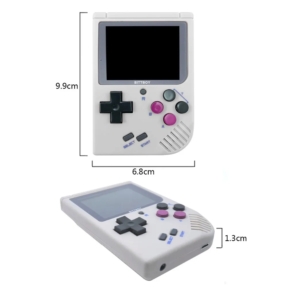 Skup Konsola do gier, BittBoy V3.5 + 8 GB, konsola retro, podręczne konsole do gier, obsługa bardziej klasyczne gry dla nostalgicznego gracza dla dzieci