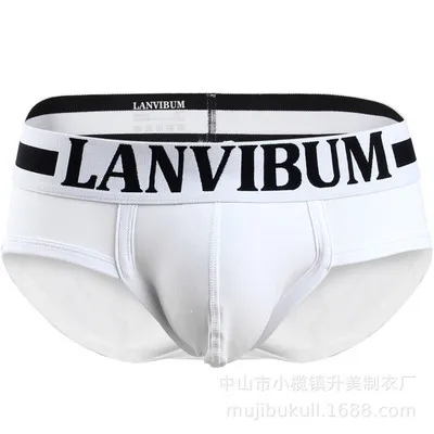 Lanvibum Прохладный Для мужчин нижнее белье хлопковые быстрый сухой пикантные