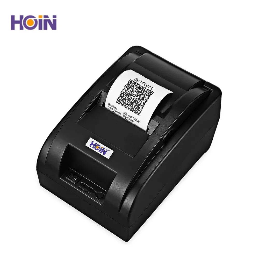 HOIN HOP H58 беспроводной принтер 58 мм USB Bluetooth термопринтер поддержка голосовой