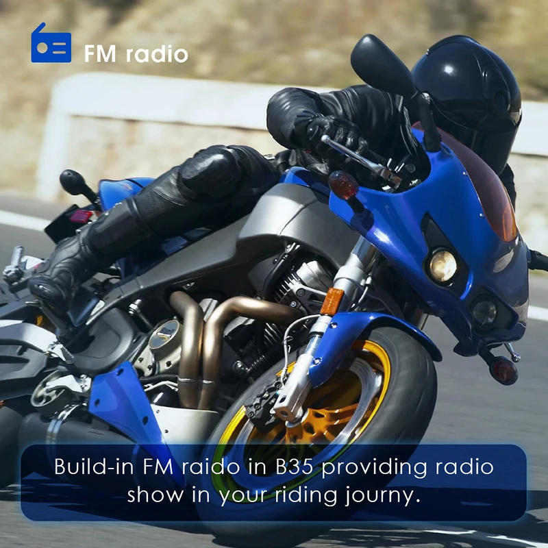 Мотоциклетная Беспроводная гарнитура Bluetooth 4,1 Hands-free FM Радио MP3 шлем гарнитура наушники аудио