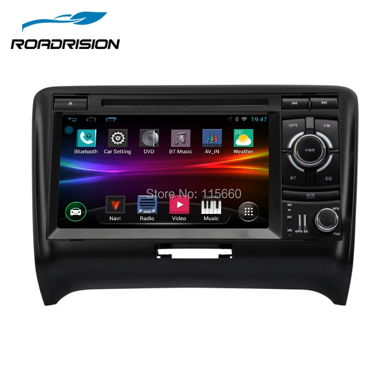 RoadRision Android 6 0 Автомобильный DVD мультимедийный плеер для AUDI TT 2006 2012 GPS Авторадио
