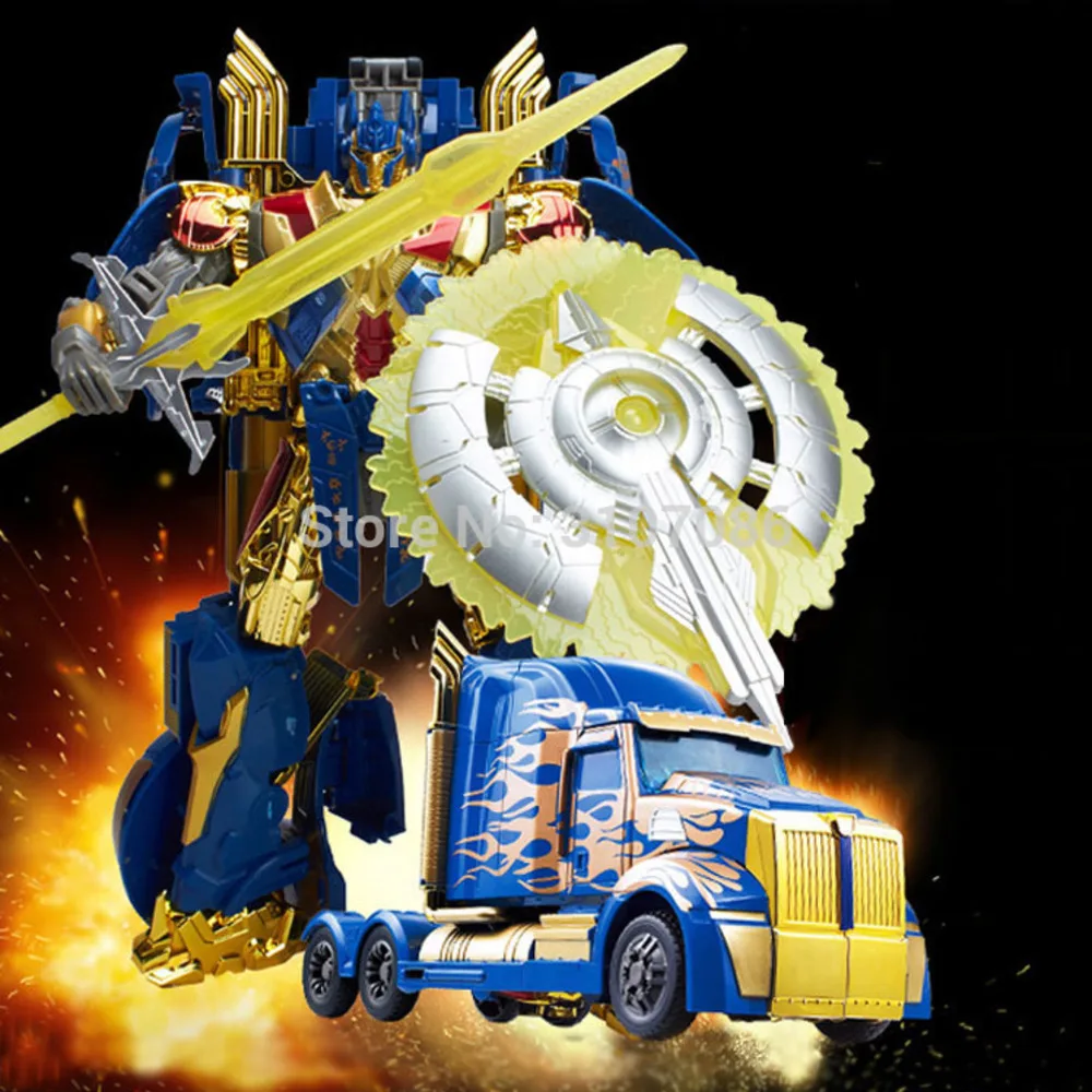 Op Commander золото сплав плёнки обработки Oversize фигурку коллекция Ограниченная серия лидер робот мальчик игрушечные лошадки