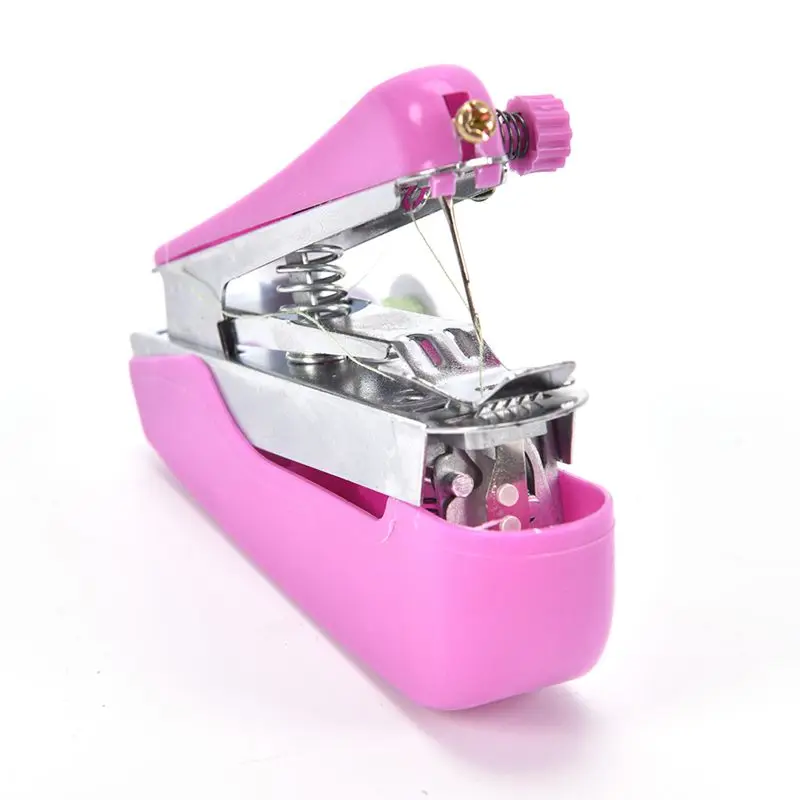 

Portable Sewing Outdoor Small Portable Mini Hand-held Manual Sewing Machine Travel Pocket Sewing Machine (random colors)