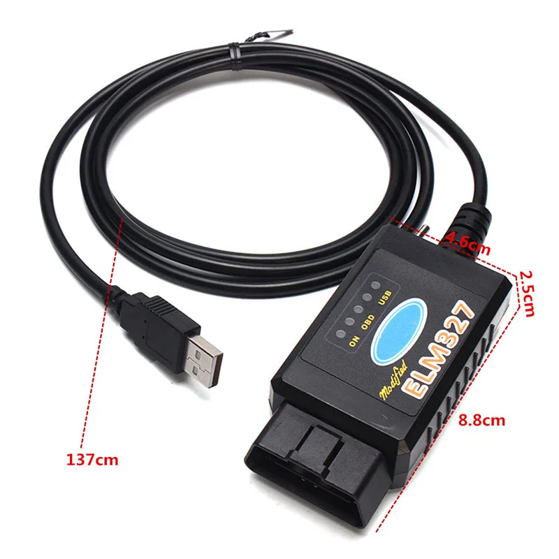 USB модифицированный ELM327 для Ford MS-CAN HS-CAN для Mazda Forscan OBD2 Диагностический переключатель сканера