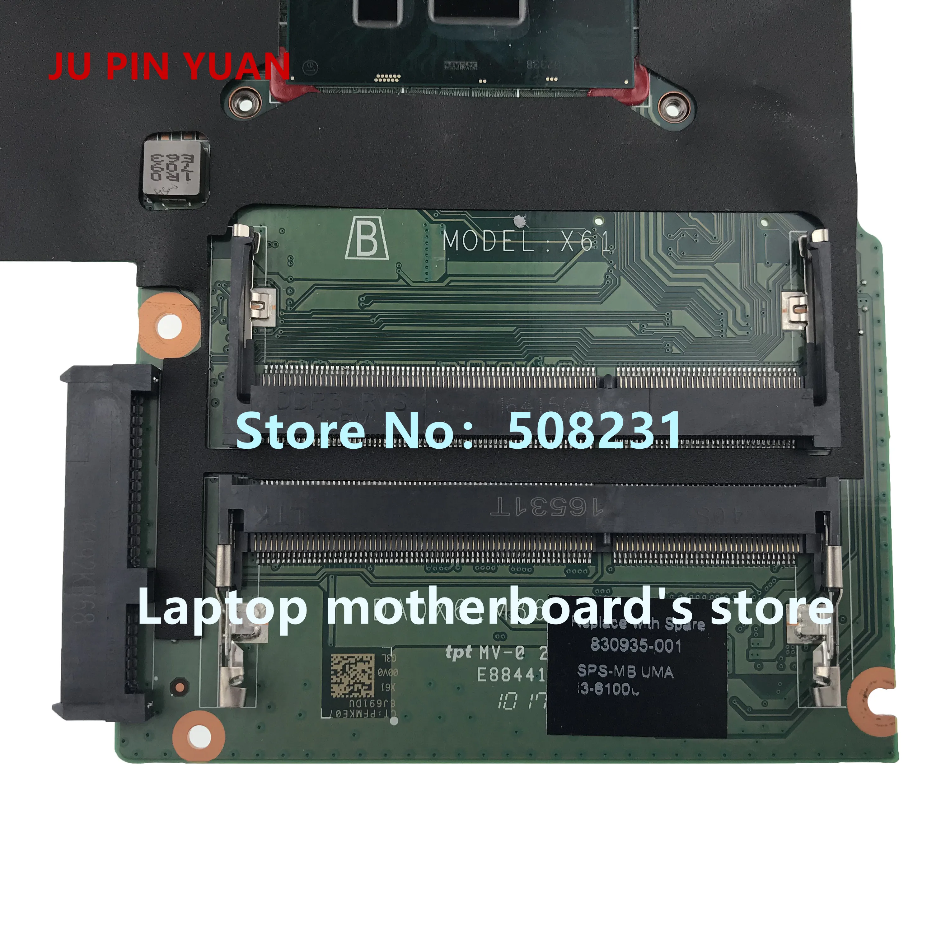 جو دبوس يوان 830935-001 830935-501 830935-601 ل HP 440 G3 430 G3 اللوحة المحمول DA0X61MB6G0 مع I3-6100U اختبار بالكامل