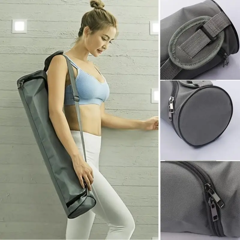 

72*15 cm Waterproof Yoga Bag Gym Mat Bag Yoga Backpack Oxford Cloth Yoga Pilates Mat Case Bag Carriers (only bag) #2