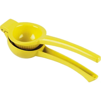 

Metal lemon and orange fruit press Juicer yellow