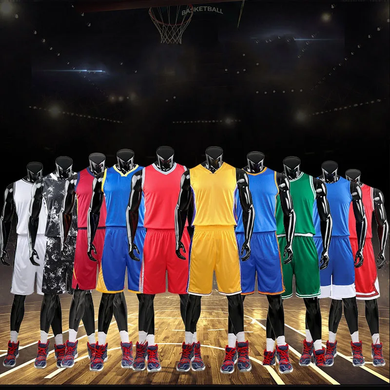 

Men & Child Basketball Jersey + Shorts , Throwback College Basketball uniform ,Cheap Basket training suit , Free Custom Name No.