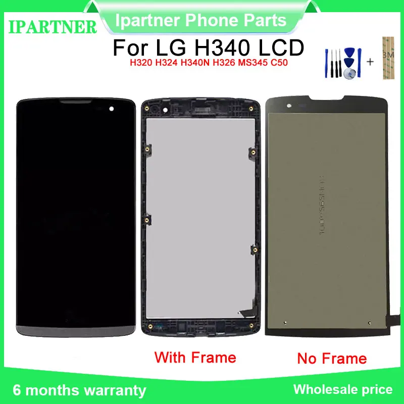 Для LG Leon H340 h320 h324 H340N H326 MS345 C50 сменный ЖК экран дигитайзер сборка для LCD|Экраны