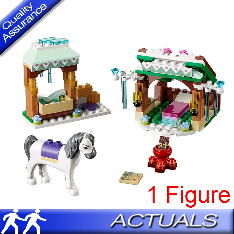 

Compatible with Lego 41147 175pcs 25001 Princess ANNA'S SNOW ADVENTURE Building Blocks Girls Model Bricks