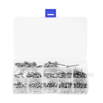 

150Pcs M4 6-30mm Phillips Pan Head Machine Screw Washer Bolt Asortment Screw Washer For Furniture Quadcopter FPV New