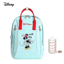 2019 Disney Minne Mickey Multifunktionale Usb Heizung Mutter Tasche Für Windeln Baby Reise Rucksack Flasche Isolierung Drop Verschiffen(China)