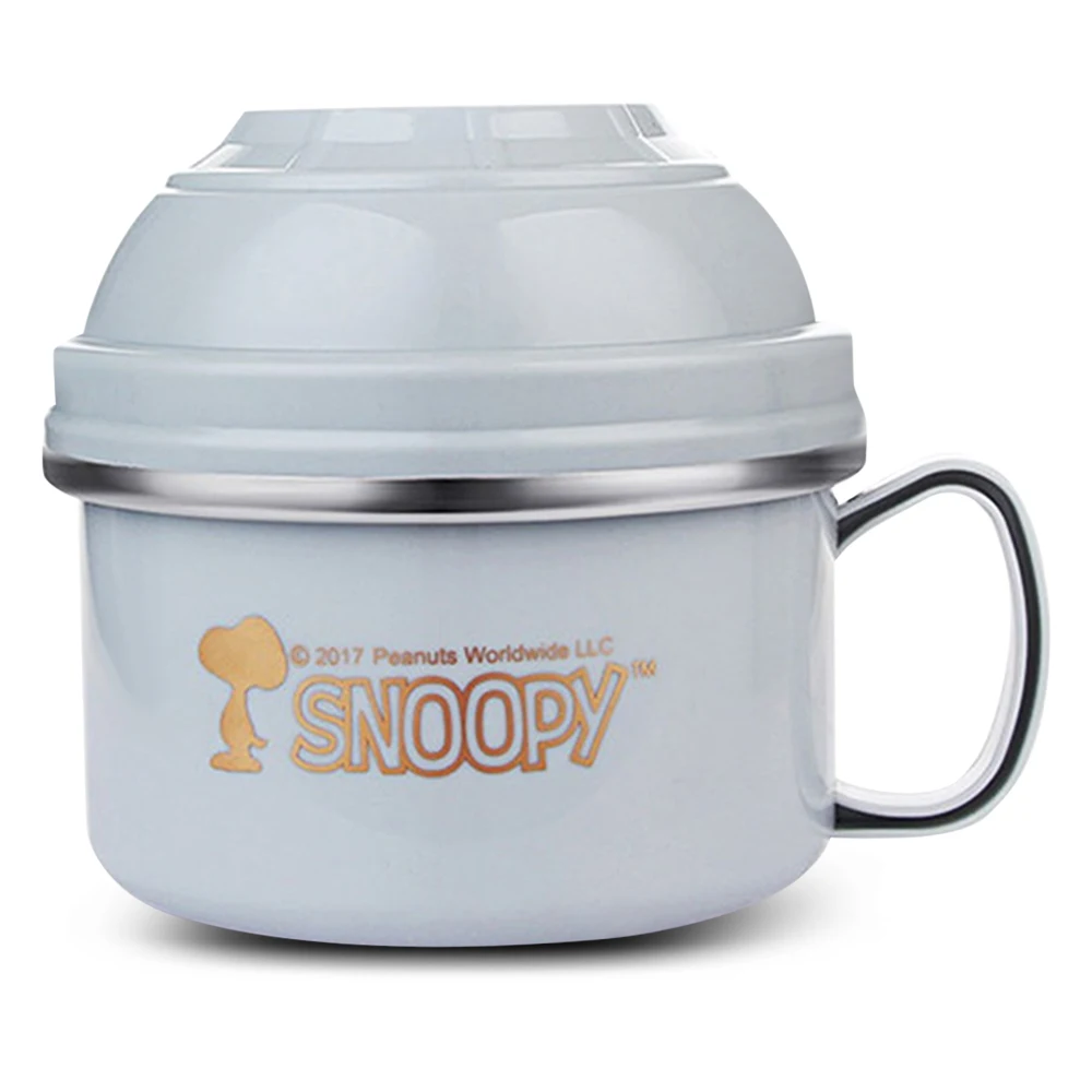 SNOOPY 900 мл нержавеющая сталь милая анти-горячий красивый Ланчбокс герметичные Bento