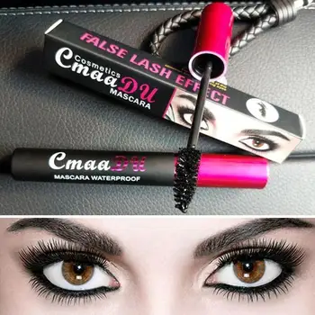 

Natural 3D Fiber Waterproof Black Mascara Eyelash Long Curling Lashes Extension