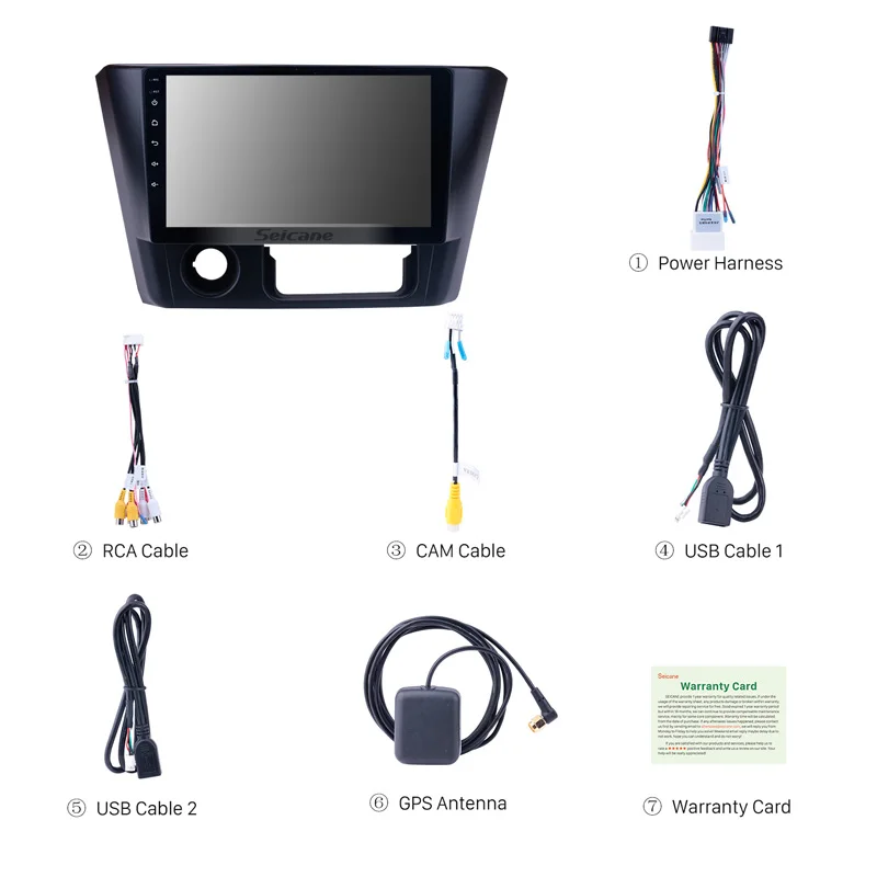 Cheap Seicane 9 " HD 1024*600 Android 8.1/7.1 Car GPS Navigation Radio Multimedia Player For 2014-2016 Mitsubishi Lancer with Wifi 3