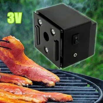 

Aluminum DC 3V BBQ Spit Roast Rotisserie Motor Barbecue Tool Accessories Battery Powered Home Kitchen Appliacnce Parts Black