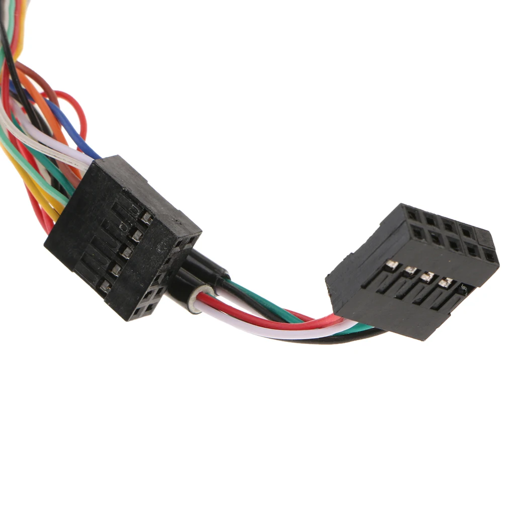 وحدة معالجة خارجية للحاسوب 2x USB المزدوج وصلات صوت قرص مرن الصوت اللوحة الأمامية محور