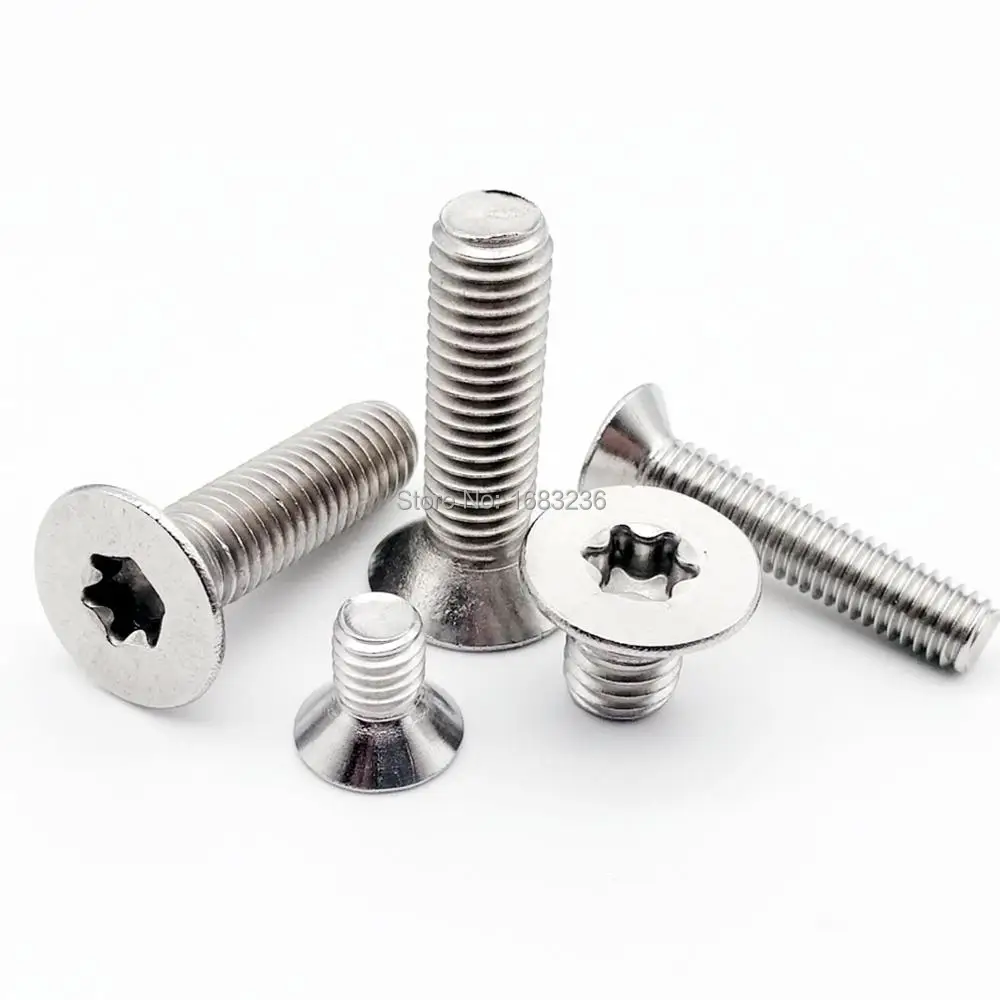 M1.6 X 10 Slotted Countersunk Machine Screws  A2 stainless DIN 963-10 pk 