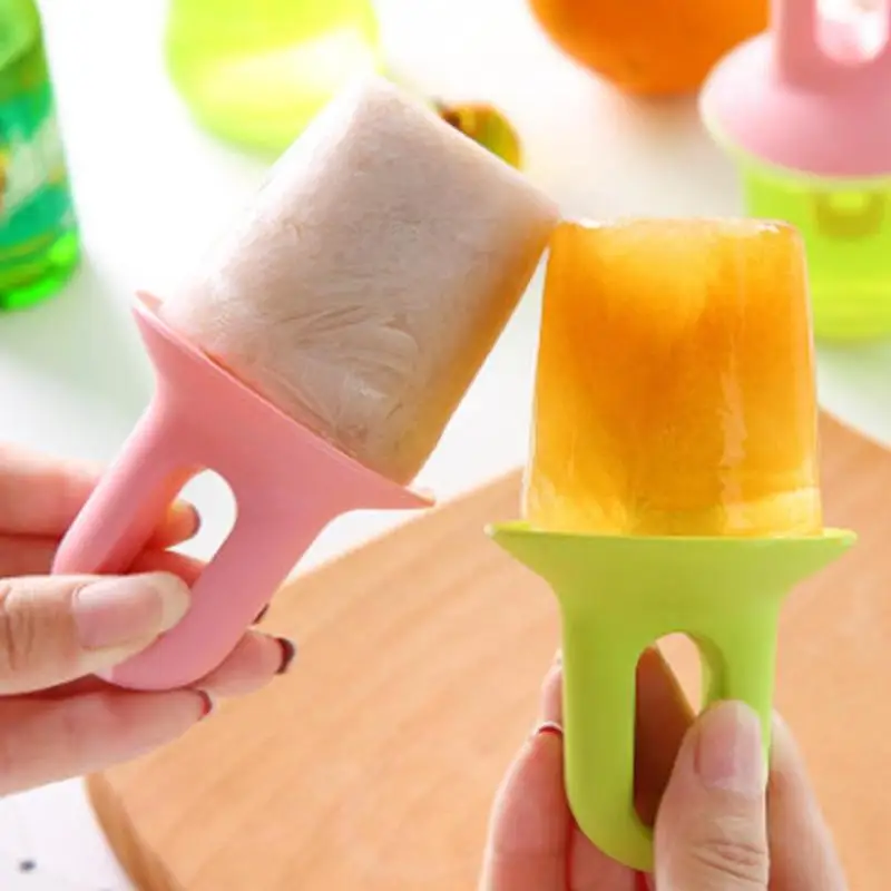 

DIY Sticks Popsicle Classic Ice Cream Mold Round Shape Tray Maker PP freezing Ice Mold Lolly Mould Kitchen Ice Cream Cook Tools