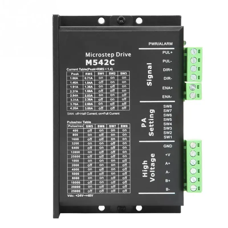 

M542C 2/ 4 Phase Motor Driver For for 2-phase and 4-phase motors Engraving Machine stepper motor driver Wholesale