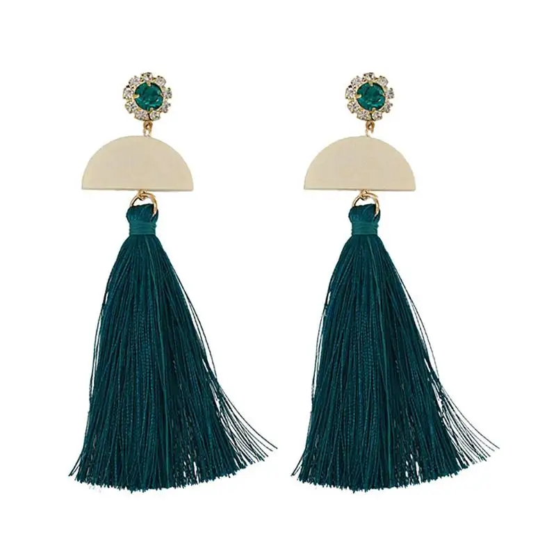 

Long Tassel Earrings Bohemian Dangle Vintage Ear Drop for Women Jewelry