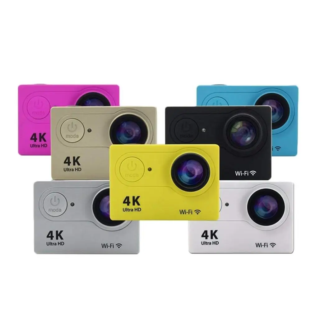 Цифровая спортивная видеокамера Wi Fi 4K Ultra HD 1080P Водонепроницаемая мини для