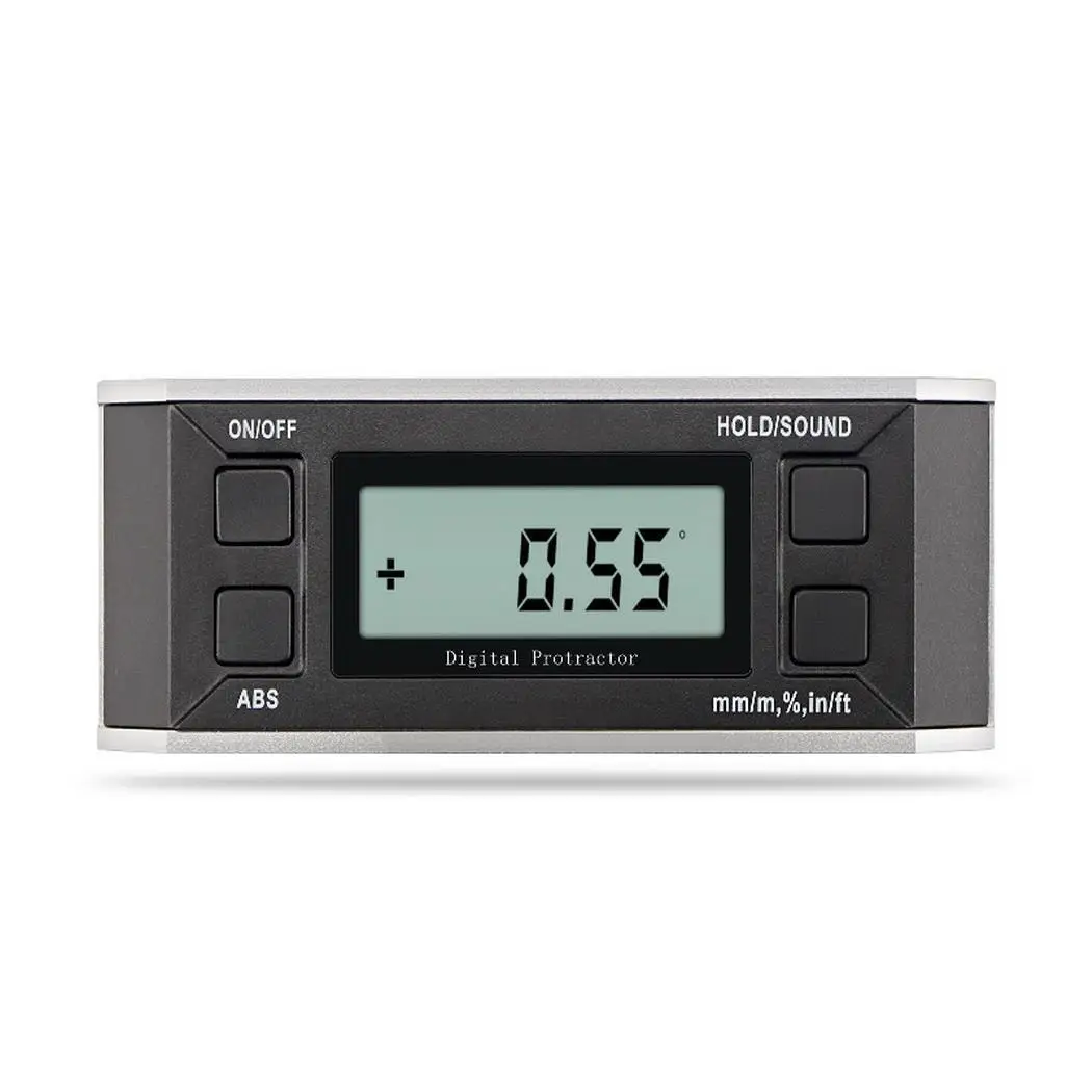 

High-precision Electronic Digital Display Inclinometer Angle Meter 2 X AAA Battery 0.1 Degree 4 x 90 degree